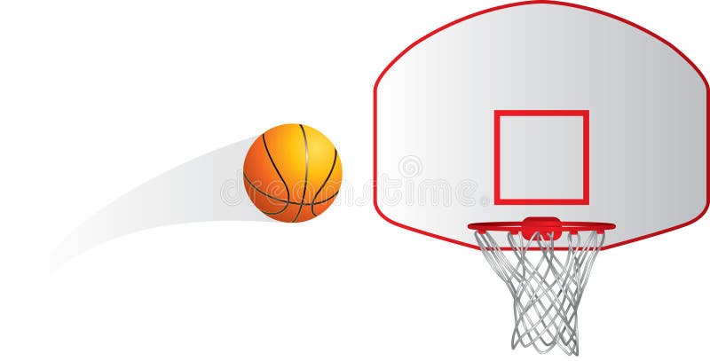 Getrennter Basketball und Band vektor abbildung Getrennter Basketball und Band vektor abbildung