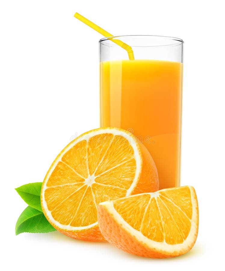 Getrennter Orangensaft stockfoto. Bild von saftig, gesund - 70033374