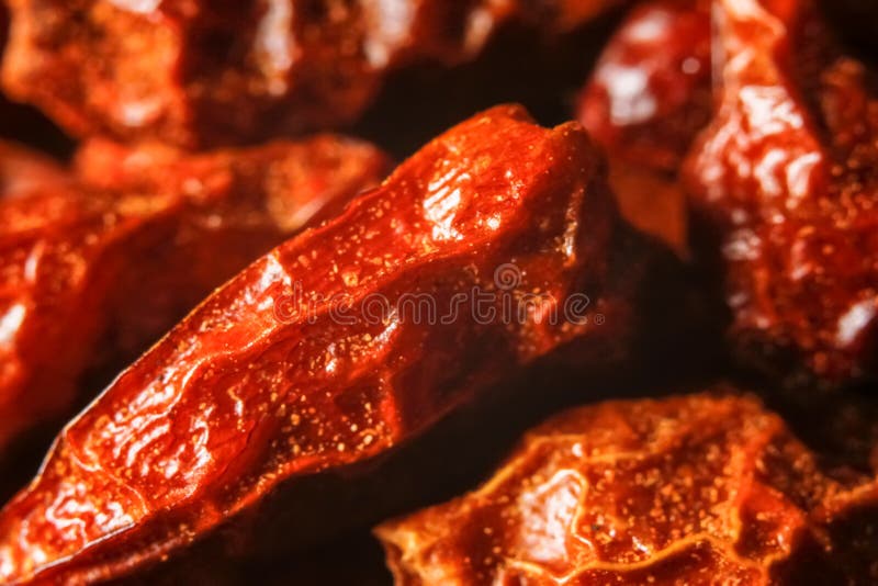 Getrocknete Roter Paprika-Pfeffer Stockfoto - Bild von küche ...