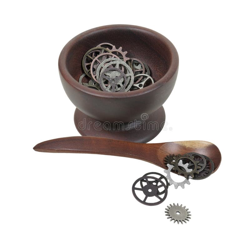 Getting in Gear for Breakfast Stock Image Image of interlinking