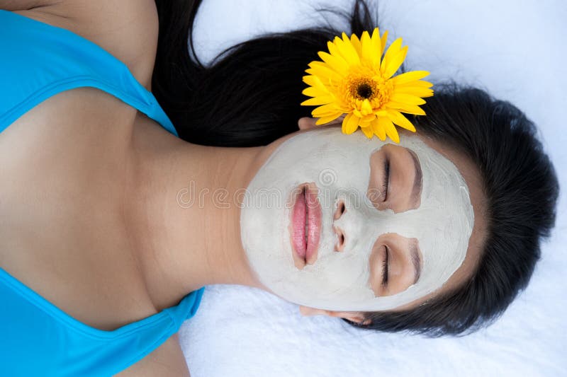 Getting spa procedures royalty free stock photography Getting spa procedures royalty free stock photography