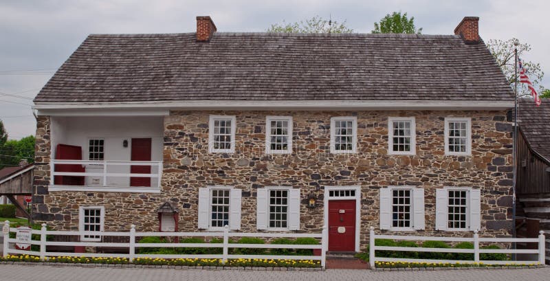 GETTYSBURG, PENNSYLWANIA 5-15-2018 Dobbin dom zdjęcie stock GETTYSBURG, PENNSYLWANIA 5-15-2018 Dobbin dom zdjęcie stock