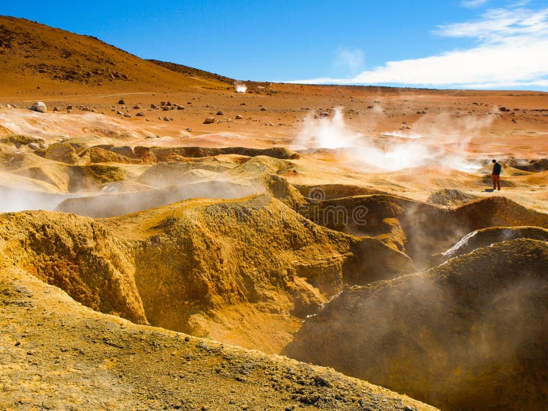 Geyser Sol De Manana In Bolivia Stock Image Image Of Geyser Sol De Manana In Bolivia Stock Image Image Of