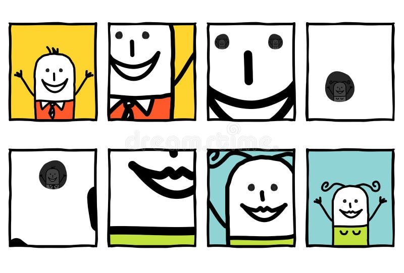 Gezoem op paarogen royalty-vrije illustratie Gezoem op paarogen royalty-vrije illustratie
