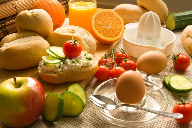 Gezond ontbijt royalty-vrije stock foto