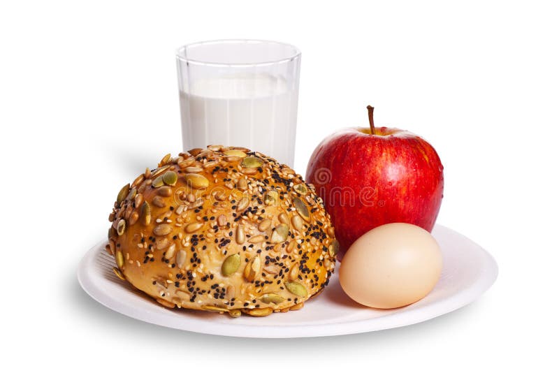 Gezond ontbijt stock afbeeldingen