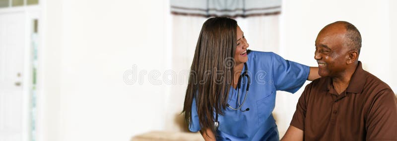 Health care worker helping an elderly patient. Health care worker helping an elderly patient