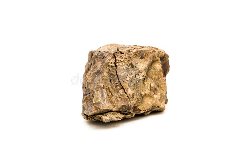 Geïsoleerd stuk van rots