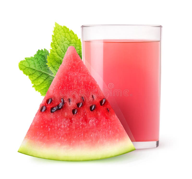 Geïsoleerd watermeloensap