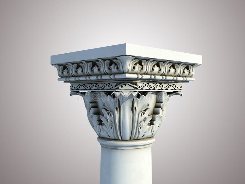 Beautifully detailed 3d render of a pedestal. Beautifully detailed 3d render of a pedestal