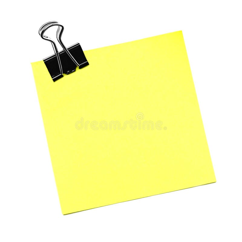 Geïsoleerde post-itnota stock afbeelding Geïsoleerde post-itnota stock afbeelding