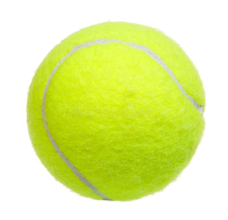 Geïsoleerde tennisbal