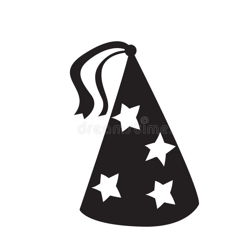 Geïsoleerde verjaardagshoed vector illustratie