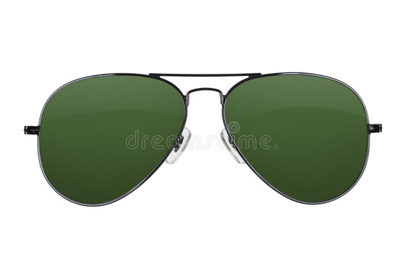 Geïsoleerde vliegenierszonnebril stock afbeelding Geïsoleerde vliegenierszonnebril stock afbeelding