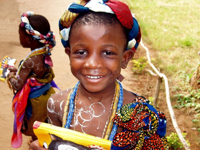 Ghana afrykańska dziewczyna