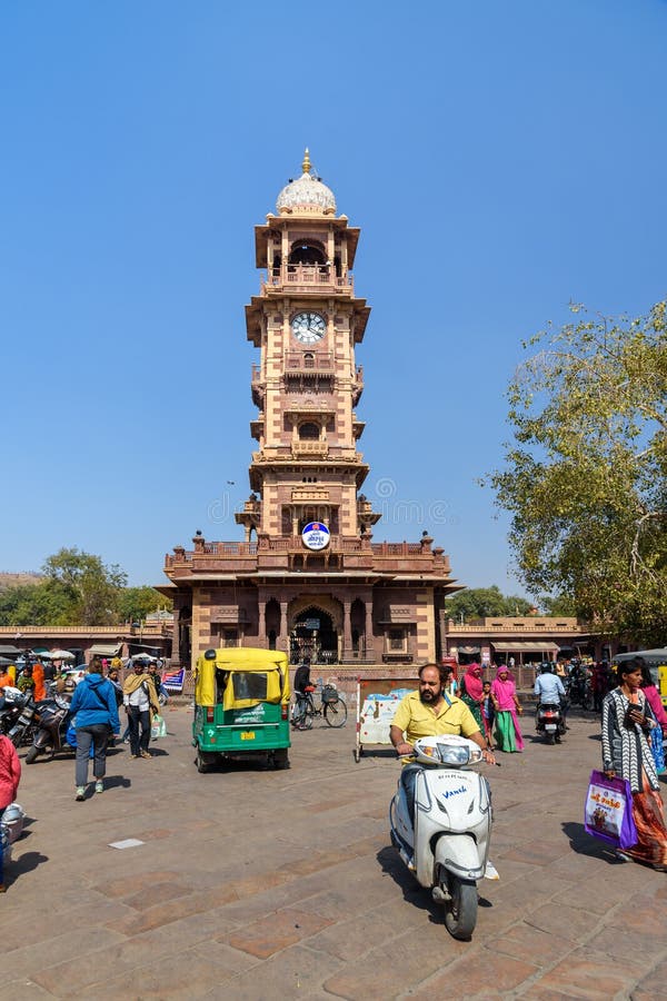 Ghanta Ghar ou tour d'horloge à Jodhpur Rajasthan l'Inde image stock Ghanta Ghar ou tour d'horloge à Jodhpur Rajasthan l'Inde image stock