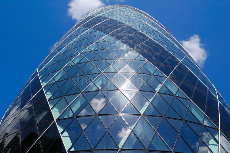 The Gherkin skyscraper in London