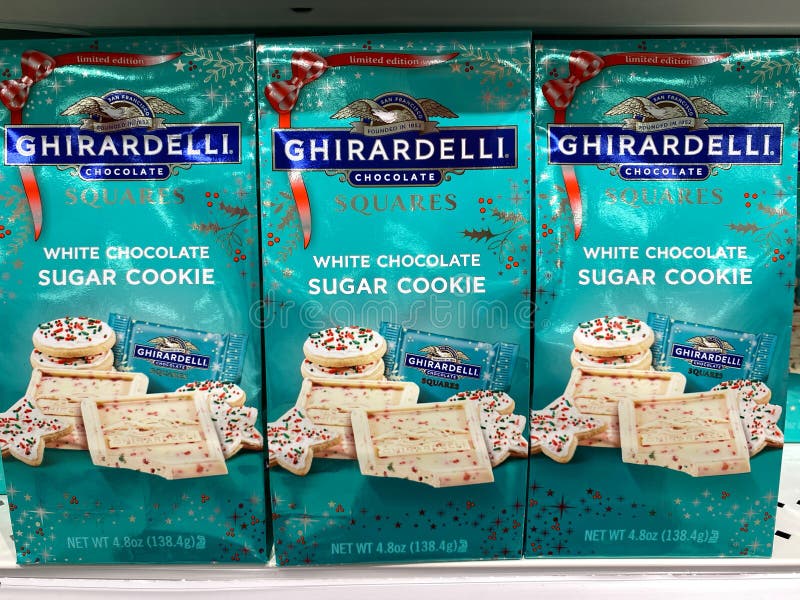 Ghirardelli White Chocolate Sugar Cookie Squares - 4.8oz