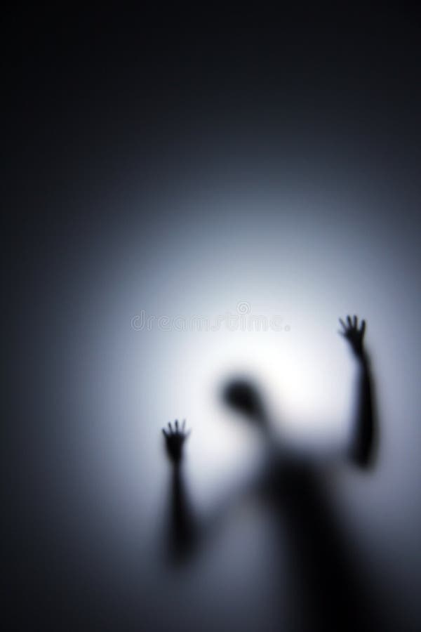 Ghostly person stock image Ghostly person stock image