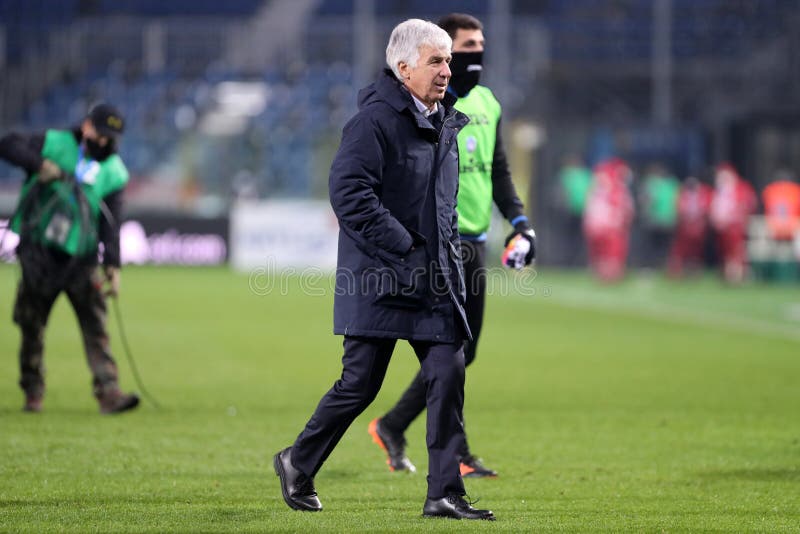 Milano, Italy. 13th December 2020. Gian Piero Gasperini, head coach  of Atalanta Bergamasca Calcio   during  the Serie A match between Atalanta Bergamasca Calcio and Acf Fiorentina