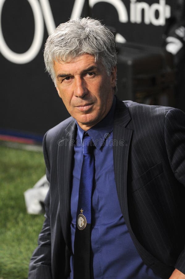 Milan  Italy, 17 September 2011, `G.MEAZZA SAN SIRO ` Stadium, Serious Football Championship A 2011/2012,  FC Inter - AS Roma:The Inter coach Gian Piero Gasperini before the match