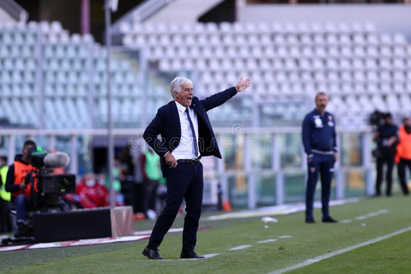 Torino, Italy. 26th September 2020. Gian Piero Gasperini , head coach Atalanta Bergamasca Calcio,  during the Serie A match  between Torino Fc and  Atalanta Calcio