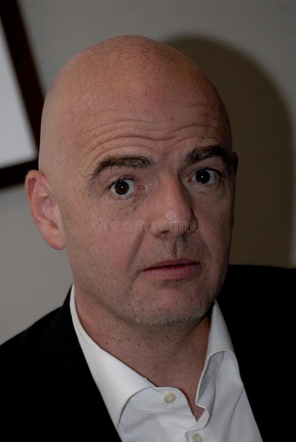 GIANNI INFANTINO_CANIDATE FÜR PREISDENT FIFA lizenzfreie stockfotografie GIANNI INFANTINO_CANIDATE FÜR PREISDENT FIFA lizenzfreie stockfotografie