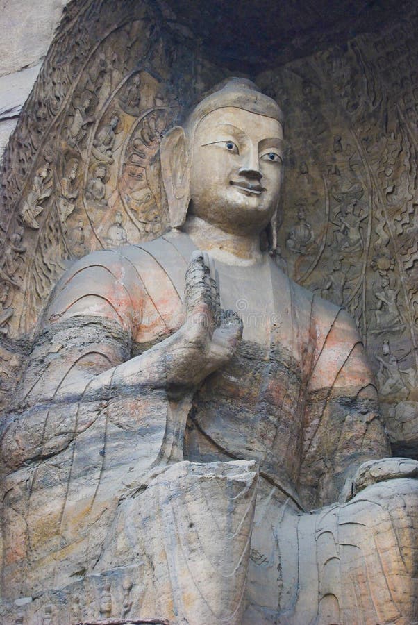 Gold Buddha stock photo. Image of china, asia, japan, forest - 4529220