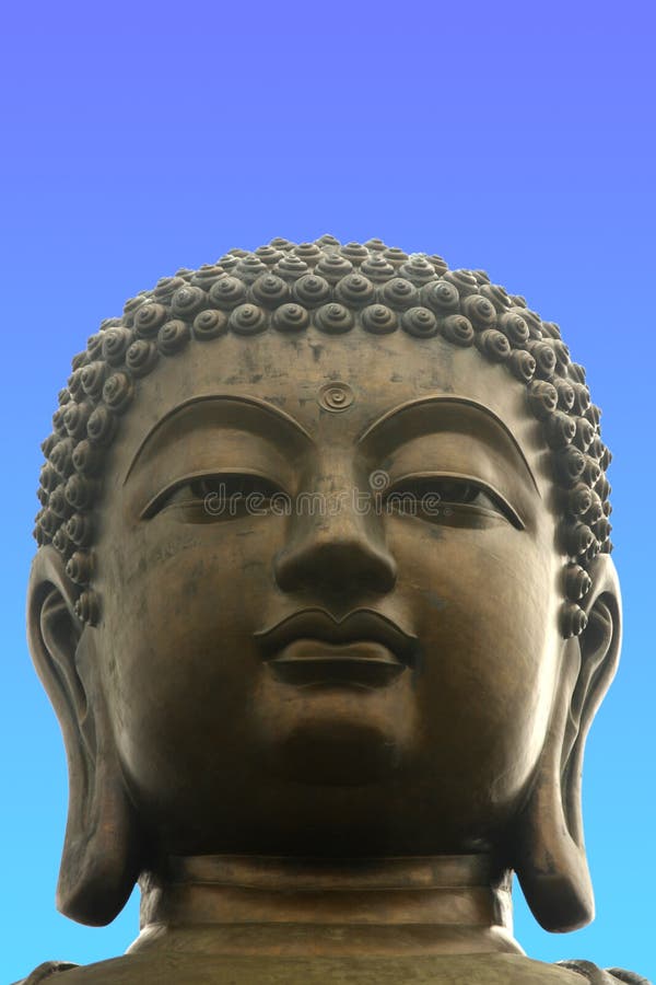 Giant Buddha Statue stock photo. Image of bronze, antique 5095070