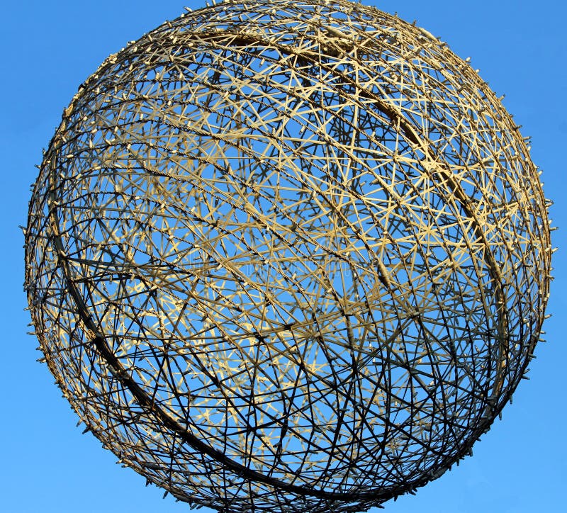 Giant Christmas Decorative Ball Stock Image Image of circle