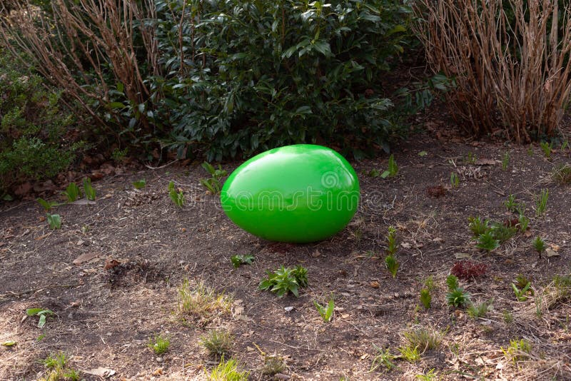 Giant easter egg stock photo. Image of field, country 143055180