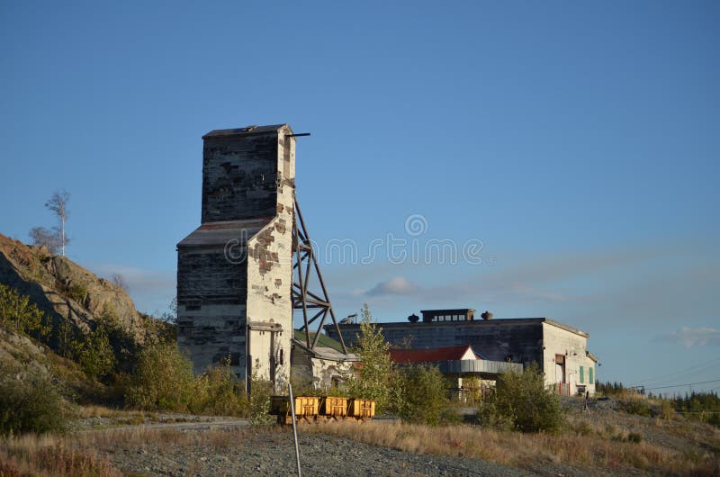 Giant Mine shaft royalty free stock photography Giant Mine shaft royalty free stock photography