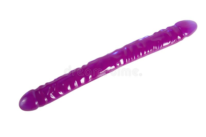 Giant Purple Sex Toy For Double Penetration Stock Image Image Of Leisure Masturbation 35440251