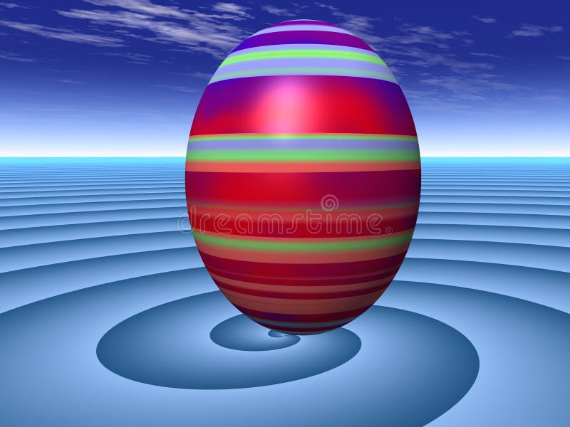 Giant Surreal Easter Egg