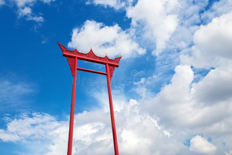 The Giant Swing in Bangkok royalty free stock photo The Giant Swing in Bangkok royalty free stock photo