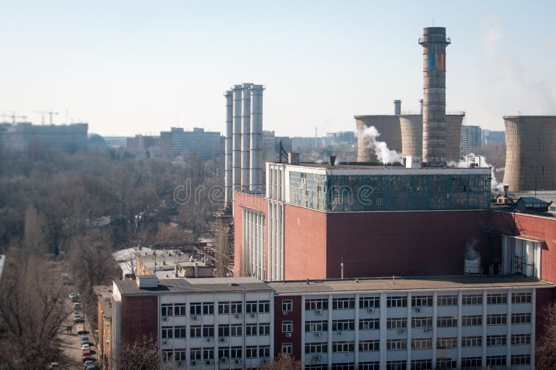 Giant thermo station editorial stock photo. Image of heath 50559088