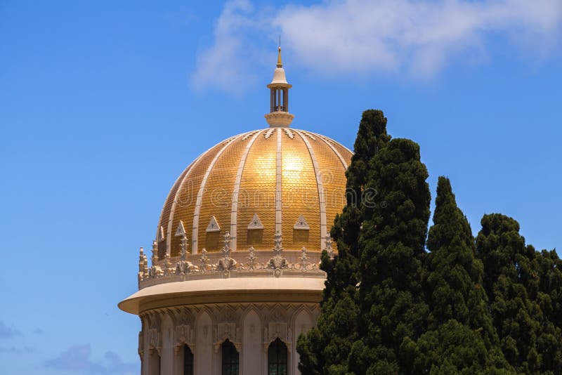 Giardini di Bahai, Haifa, Israele immagini stock