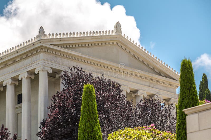 Giardini di Bahai, Haifa, Israele fotografia stock
