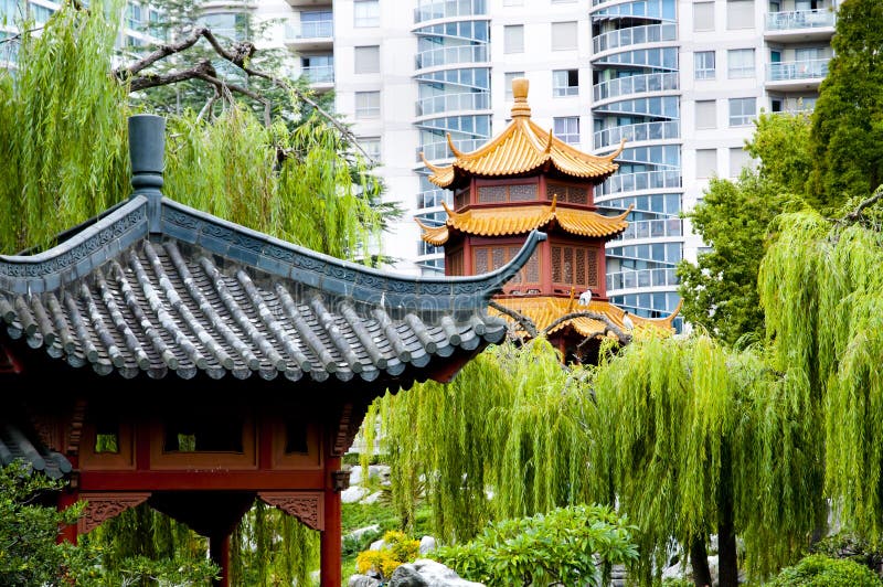 Giardino cinese di amicizia fotografie stock