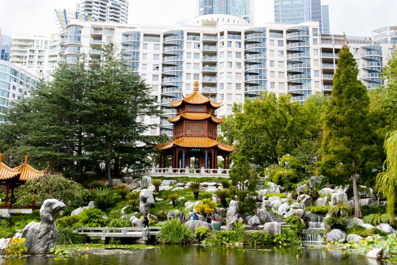 Giardino cinese di amicizia fotografia stock