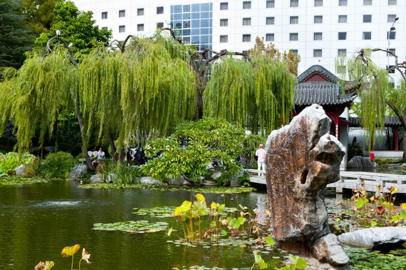 Giardino Cinese dell'Amicizia fotografia stock libera da diritti