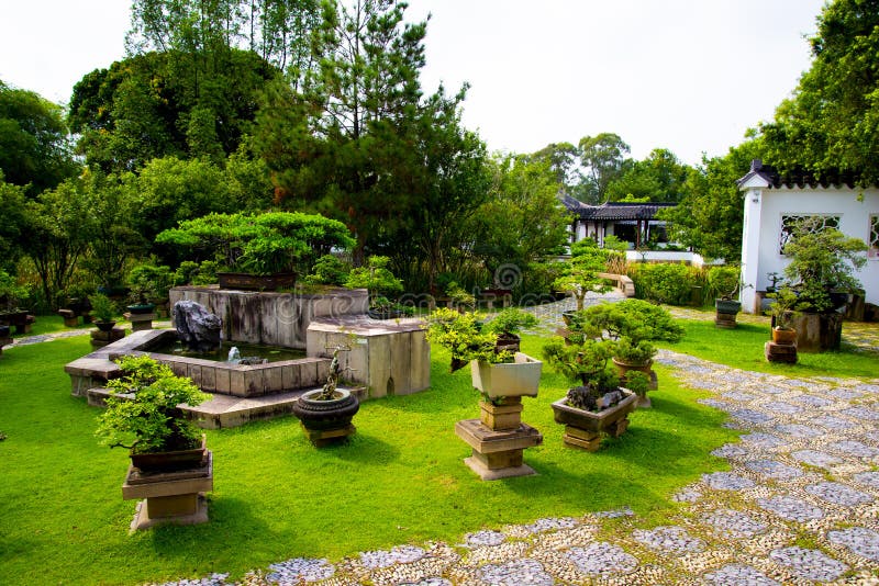 Giardino Cinese - Singapore fotografie stock libere da diritti