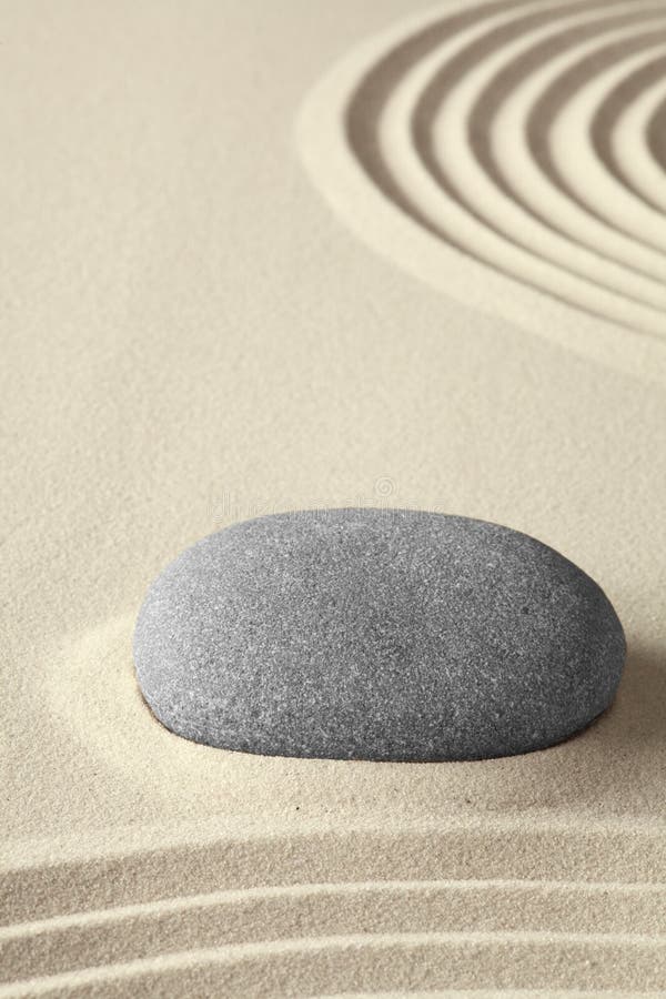 Giardino di meditazione di zen fotografie stock Giardino di meditazione di zen fotografie stock