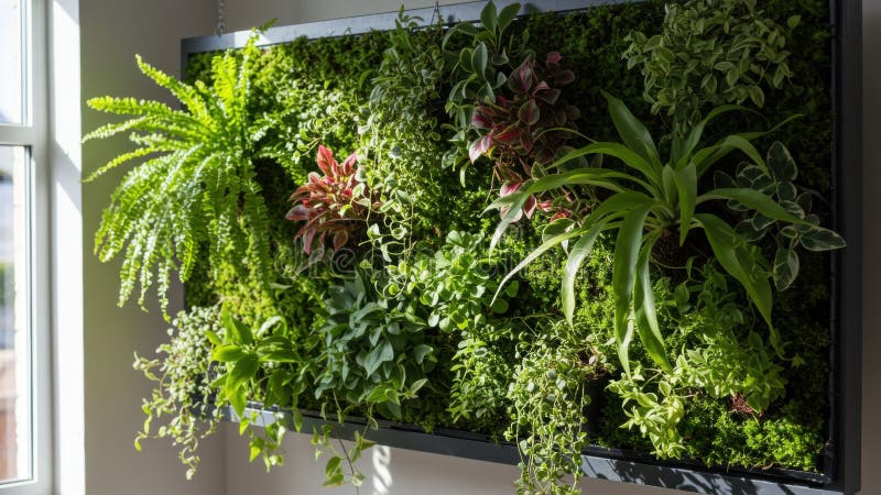 Giardino verticale interno royalty illustrazione gratis