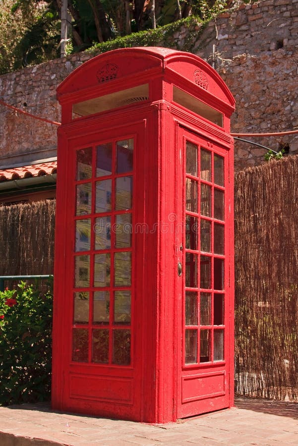Telephone Booth stock photo. Image of leafy, booth, hedge 97066404