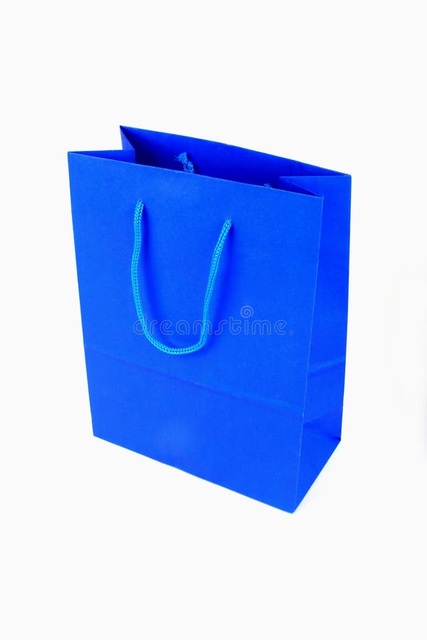 Gift Bag stock image. Image of blue, presents, birthday 1270885