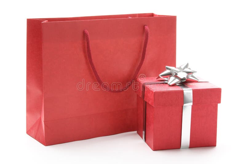 Red gift bag stock image. Image of boyfriend, loved, girlfriend 68257