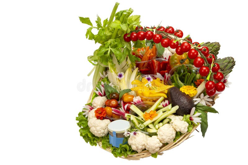 Gift Basket with a Selection of Mixed Vegetables Stock Image Image of gardening, seasonal