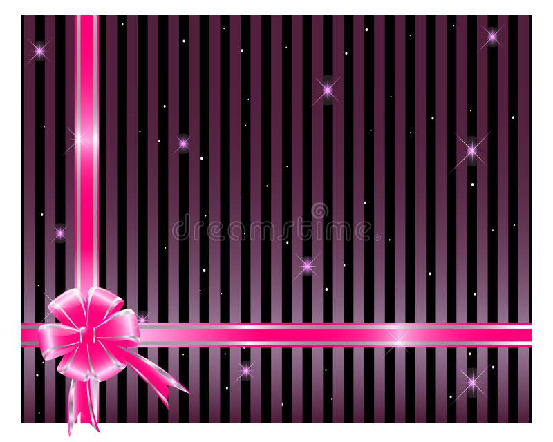 Gift bow and ribbon.