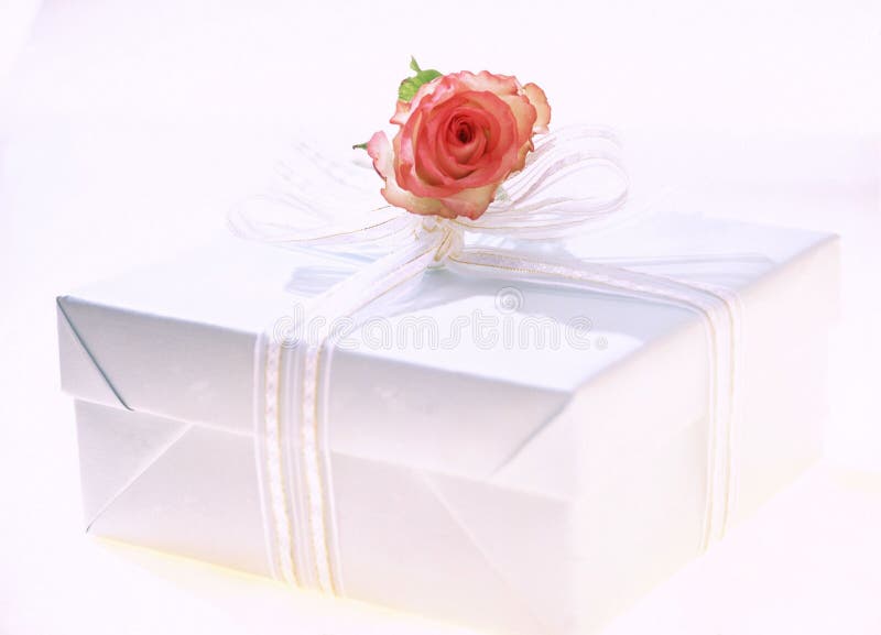 Download Gift Box stock image. Image of rose, decoration, wrapping - 107637